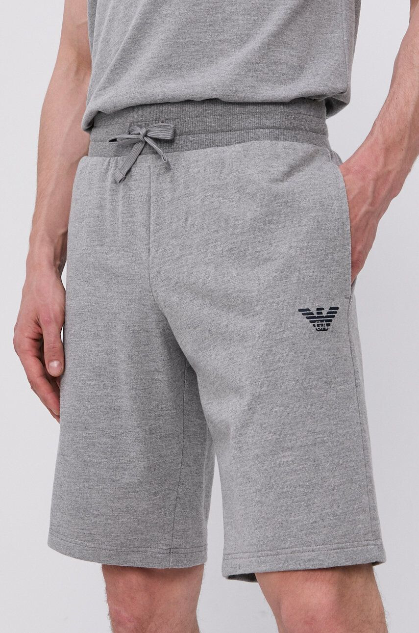 Emporio Armani Underwear Pyžamové šortky Emporio Armani pánske šedá farba vzorované - Pepit.sk