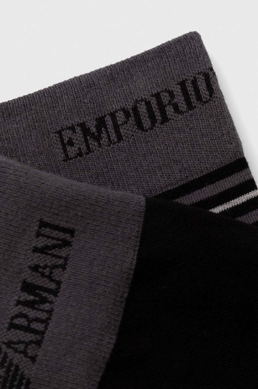 Emporio Armani Underwear Ponožky 3-pak pánske šedá farba - Pepit.sk