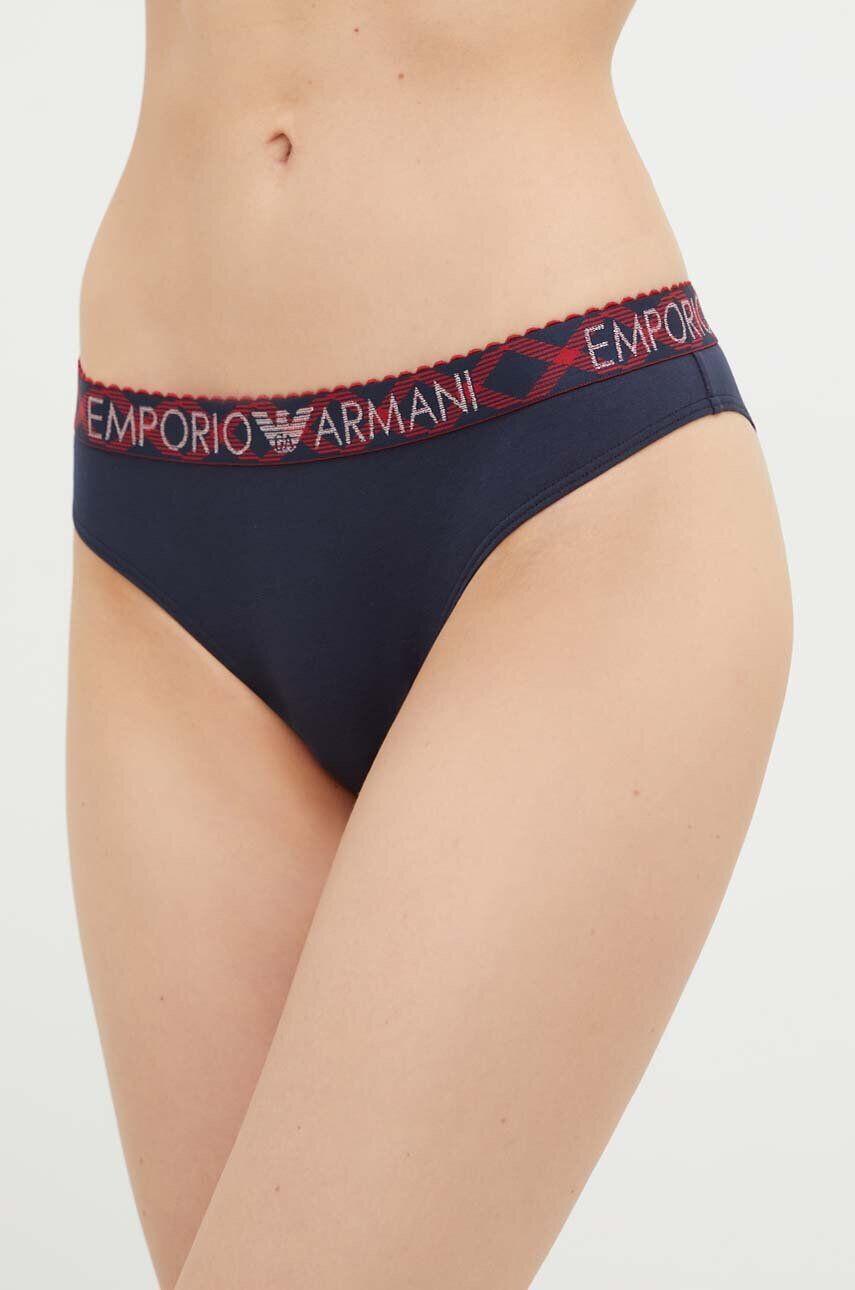 Emporio Armani Underwear Sada podprsenky a nohavičiek tmavomodrá farba - Pepit.sk