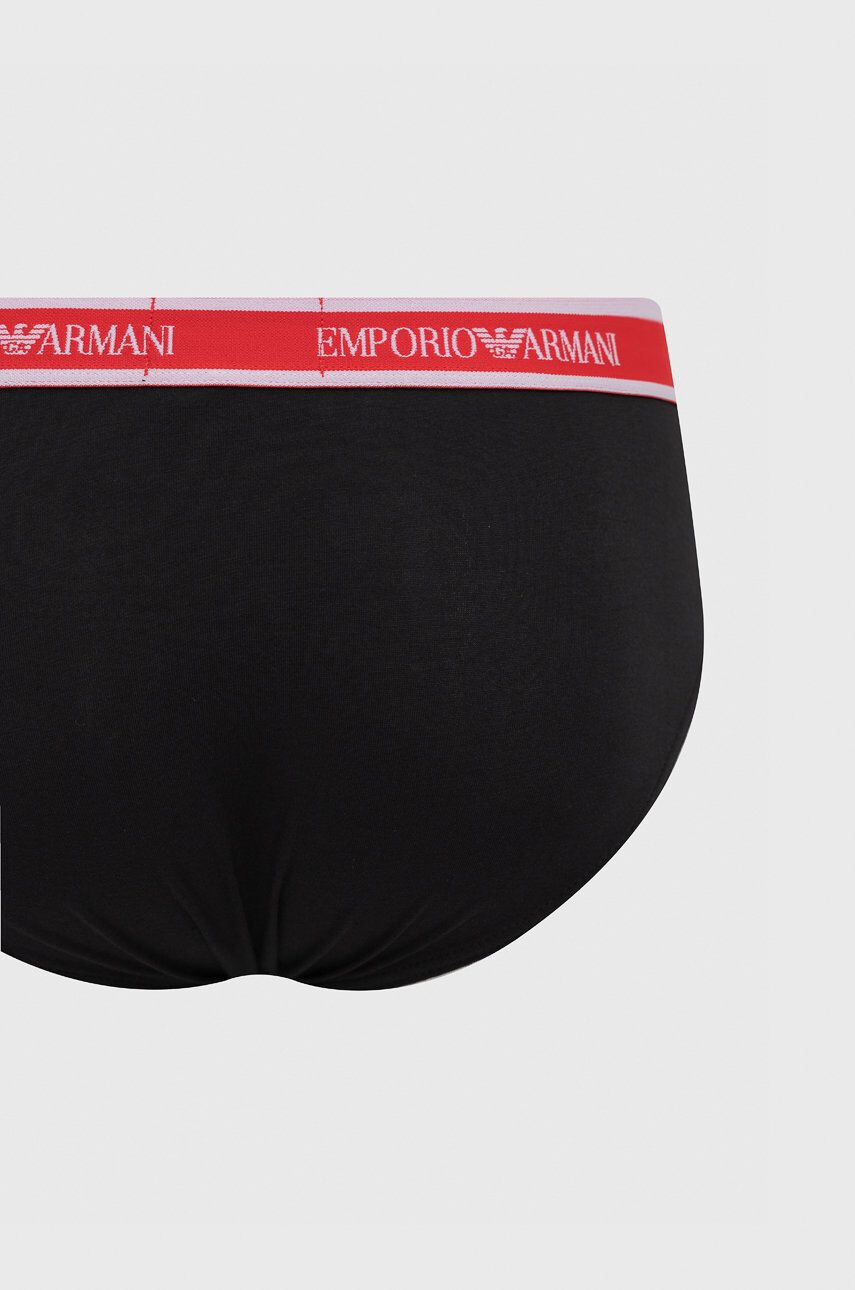 Emporio Armani Underwear Slipy (2-pack) pánske čierna farba - Pepit.sk