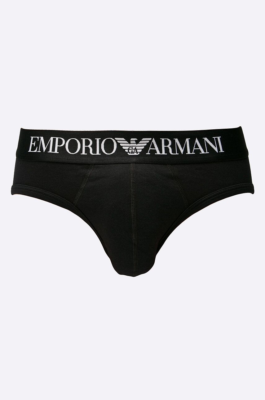 Emporio Armani Underwear Slipy pánske čierna farba - Pepit.sk