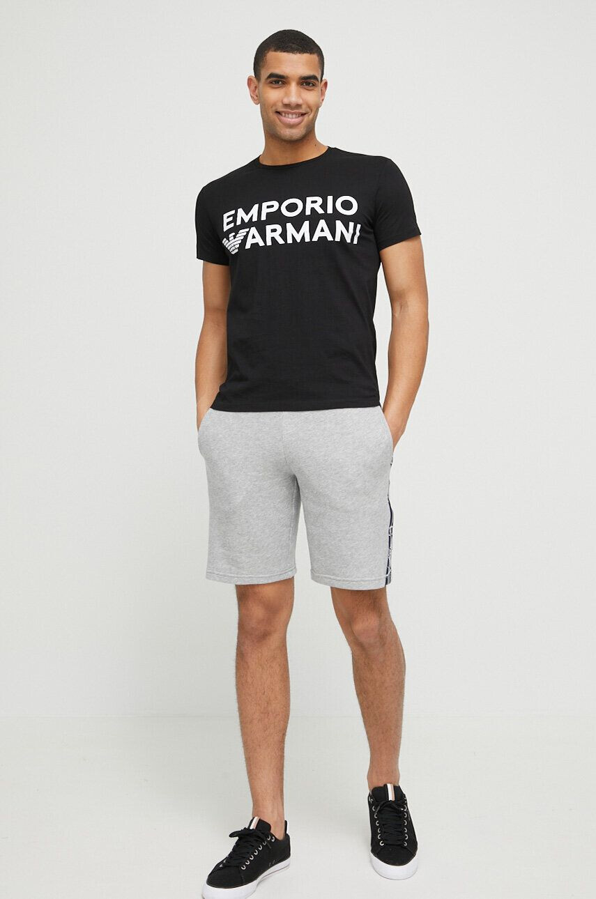 Emporio Armani Underwear Šortky pánske šedá farba - Pepit.sk