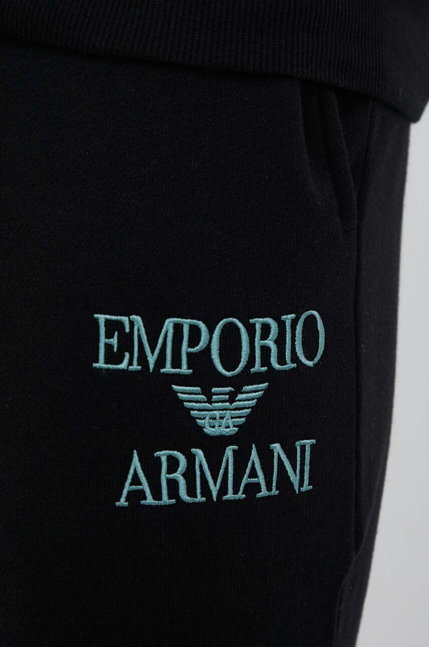 Emporio Armani Underwear Tepláková súprava pánsky čierna farba - Pepit.sk