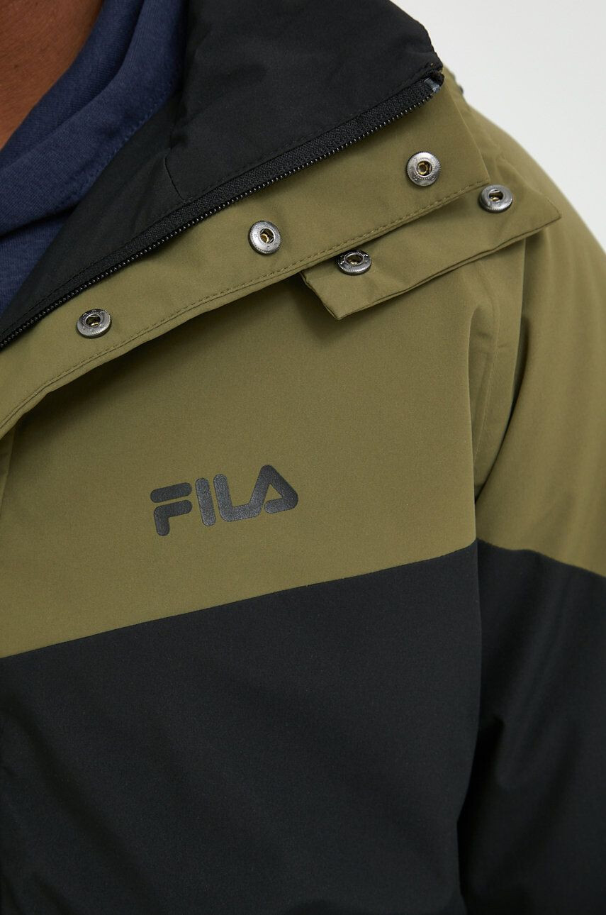 Fila Bunda parka pánska čierna farba prechodná - Pepit.sk