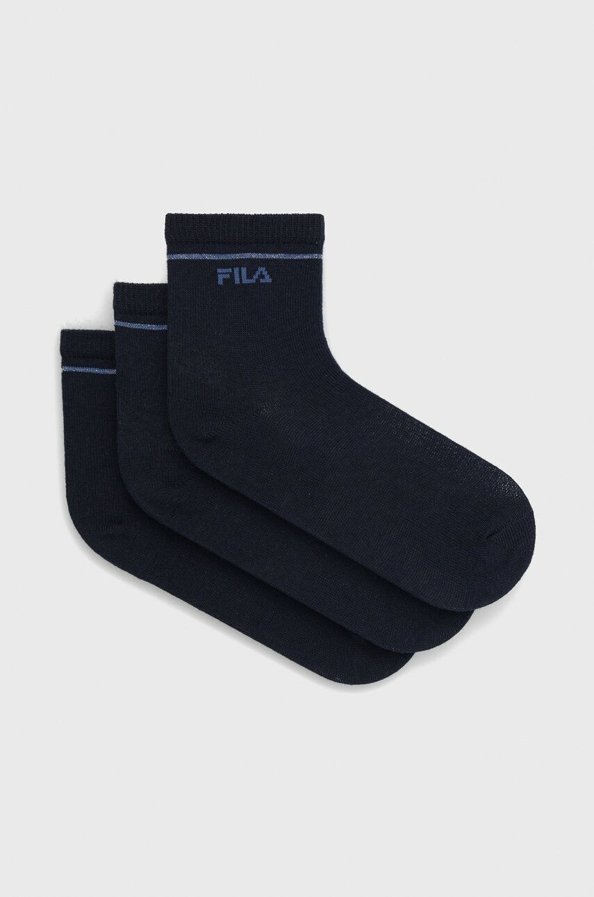 Fila Detské ponožky (3-pack) tmavomodrá farba - Pepit.sk