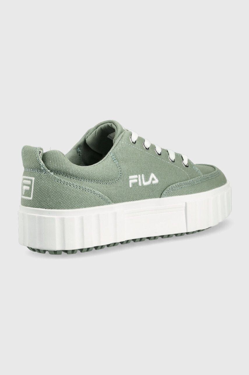 Fila Tenisky Sandblast dámske zelená farba - Pepit.sk