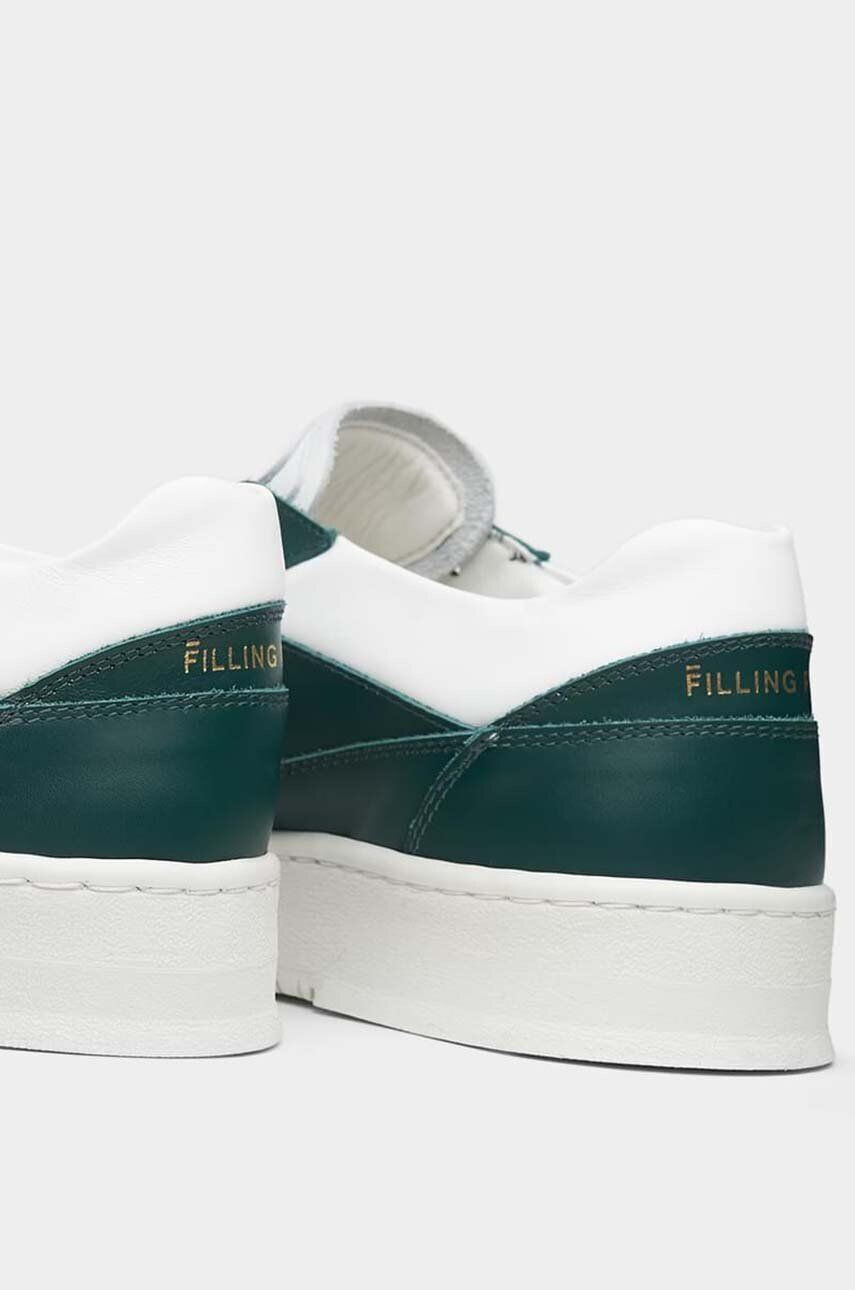 Filling Pieces Kožené tenisky Ace Spin zelená farba 70033491019 - Pepit.sk