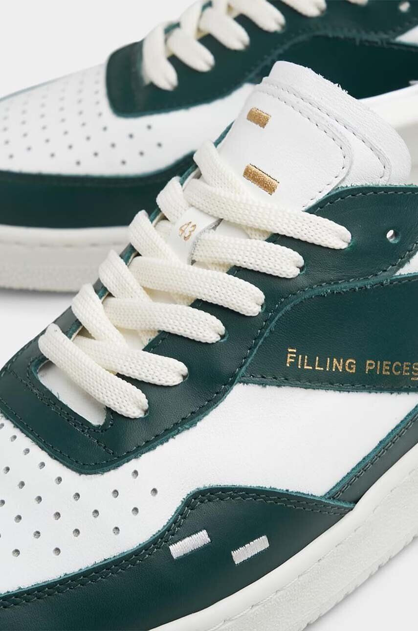 Filling Pieces Kožené tenisky Ace Spin zelená farba 70033491019 - Pepit.sk