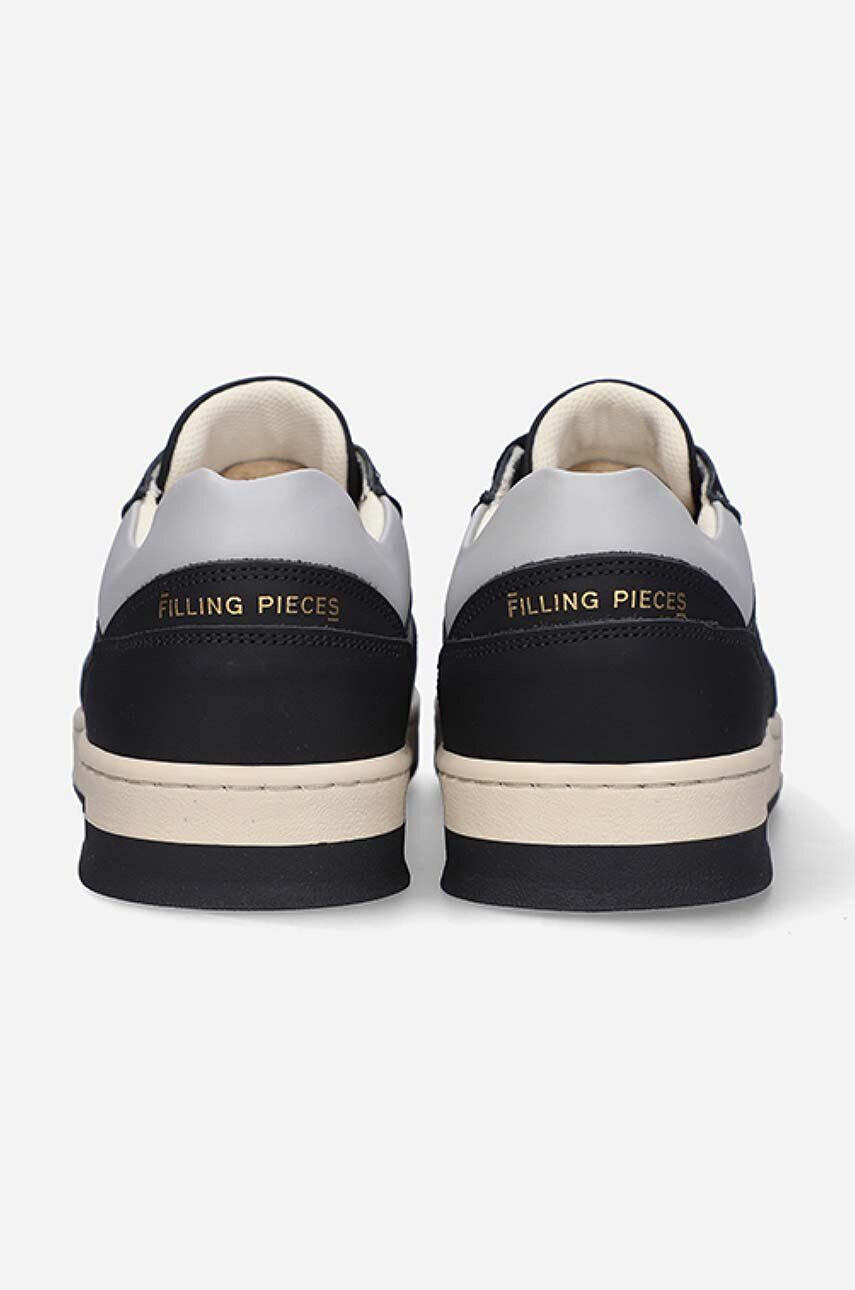 Filling Pieces Kožené tenisky Ace Spin čierna farba 70033492008 - Pepit.sk