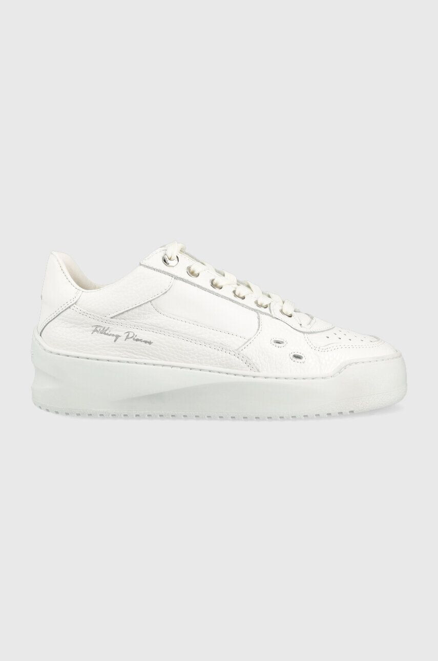 Filling Pieces Kožené tenisky Avenue Cup biela farba 71533701855 - Pepit.sk