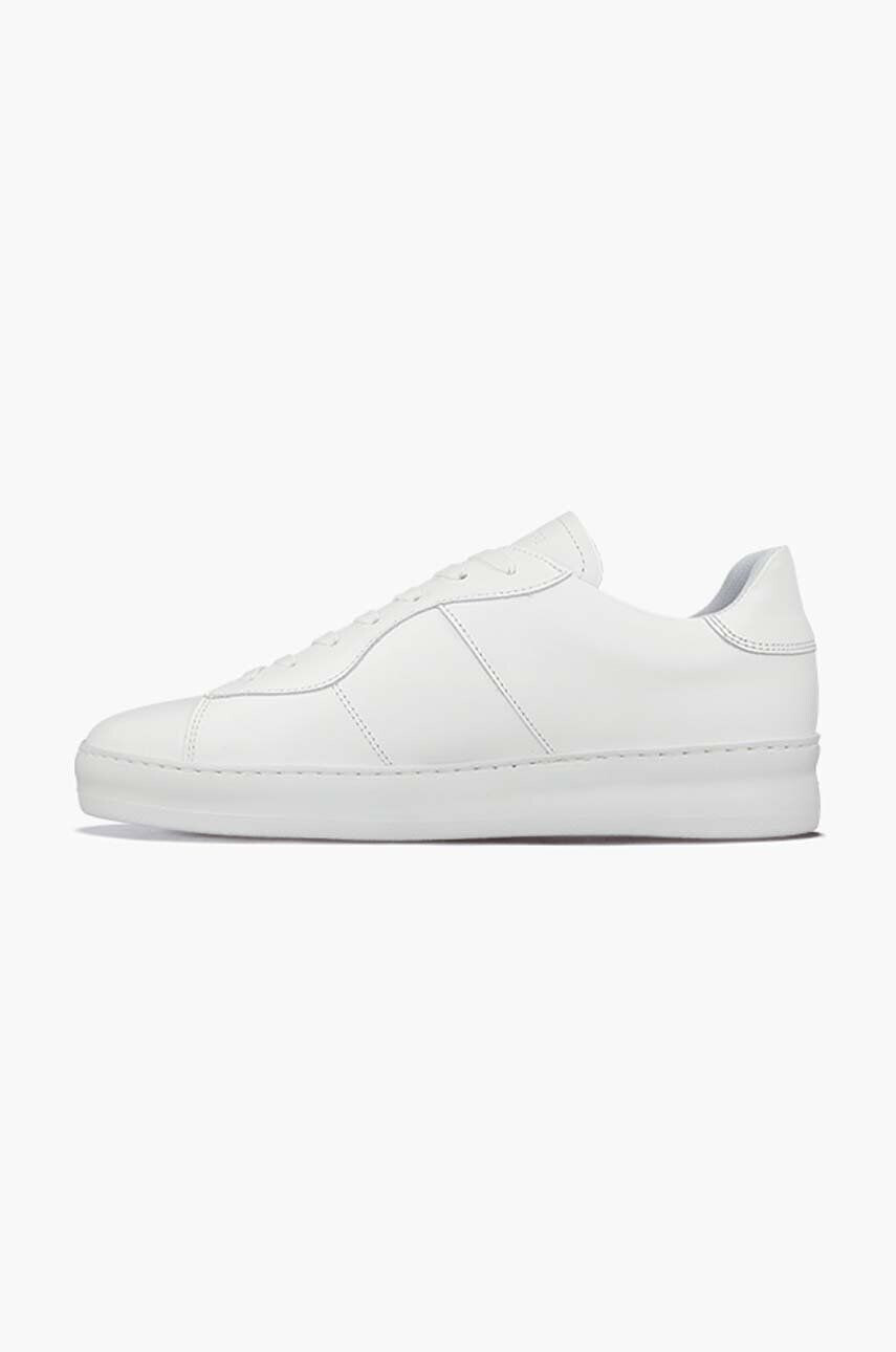 Filling Pieces Kožené tenisky Light Plain Court All White biela farba 38227271855 - Pepit.sk