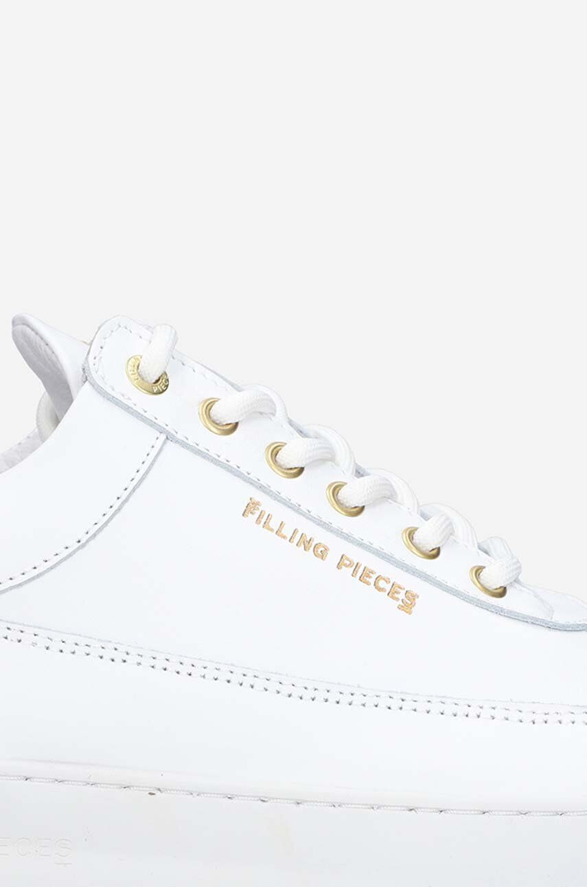 Filling Pieces Kožené tenisky Low Eva Lane biela farba 51326151812 - Pepit.sk