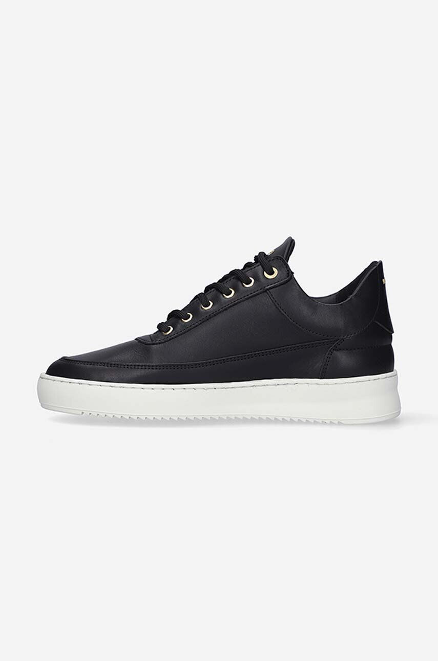 Filling Pieces Kožené tenisky Low Eva Lane čierna farba 51326151861 - Pepit.sk