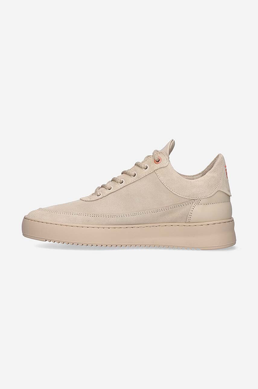 Filling Pieces Kožené tenisky Low Eva Suede hnedá farba 51322791919 - Pepit.sk