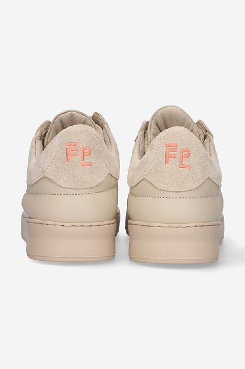 Filling Pieces Kožené tenisky Low Eva Suede hnedá farba 51322791919 - Pepit.sk