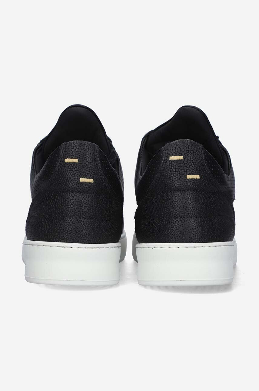 Filling Pieces Kožené tenisky Low Top Aten čierna farba 10126591861 - Pepit.sk