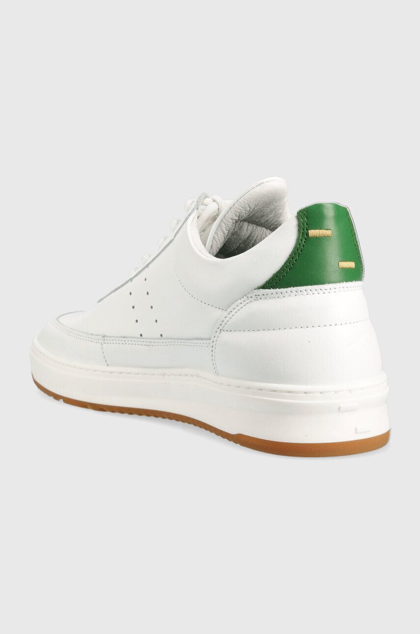 Filling Pieces Kožené tenisky Low Top Bianco biela farba 10127791926 - Pepit.sk