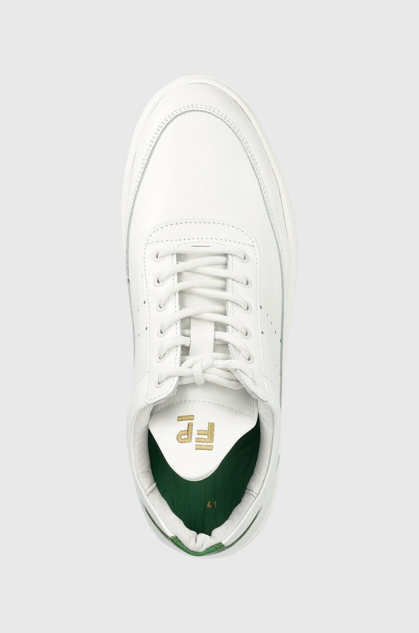 Filling Pieces Kožené tenisky Low Top Bianco biela farba 10127791926 - Pepit.sk