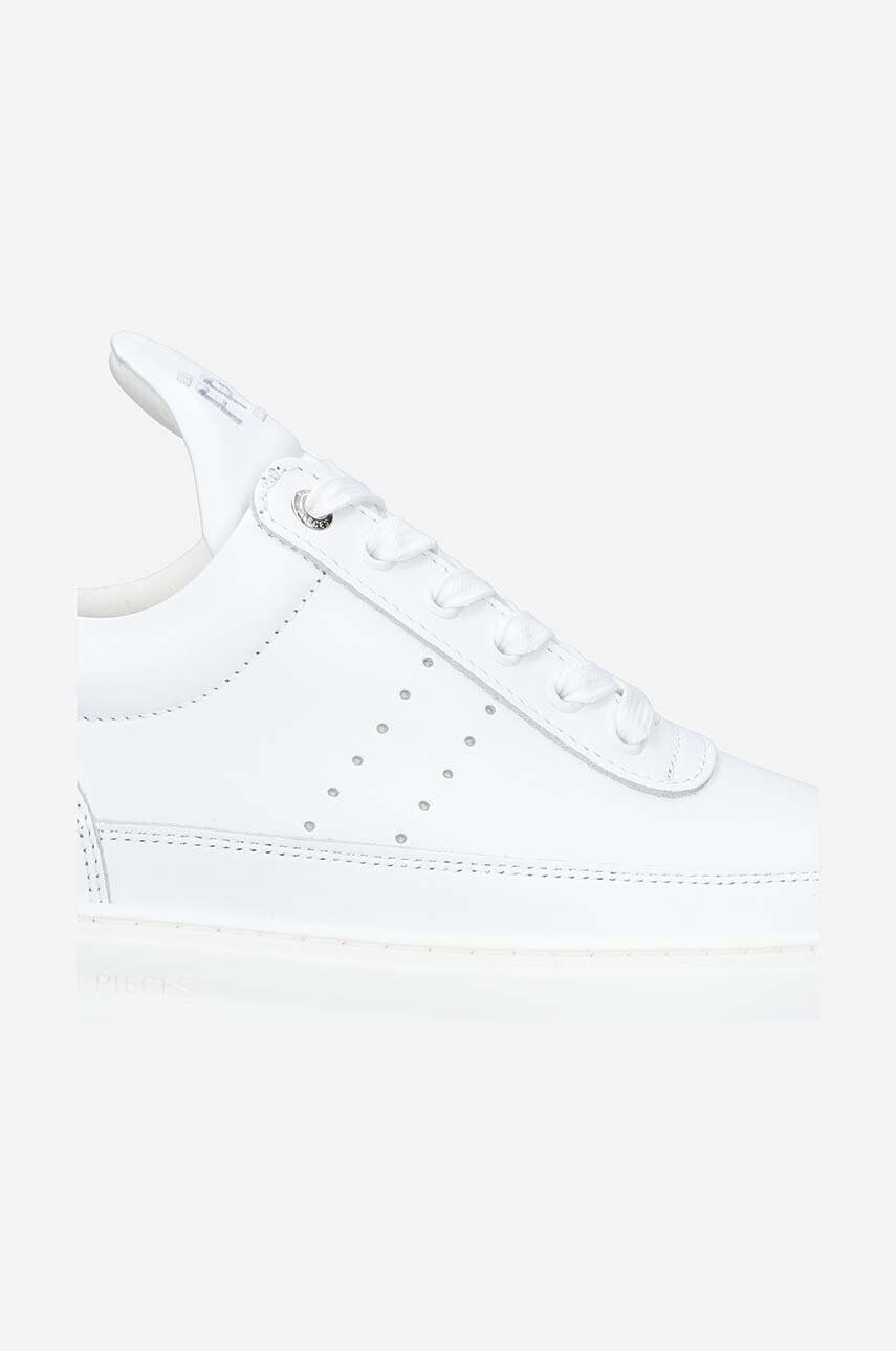 Filling Pieces Kožené tenisky Low Top Bianco biela farba 10127793008 - Pepit.sk