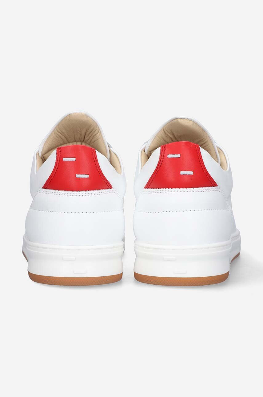 Filling Pieces Kožené tenisky Low Top Bianco biela farba 10127791929 - Pepit.sk