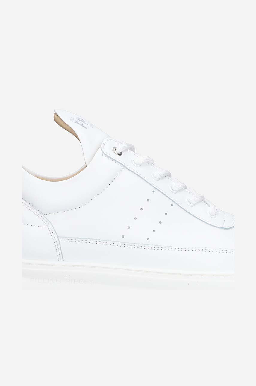 Filling Pieces Kožené tenisky Low Top Bianco biela farba 10127791929 - Pepit.sk