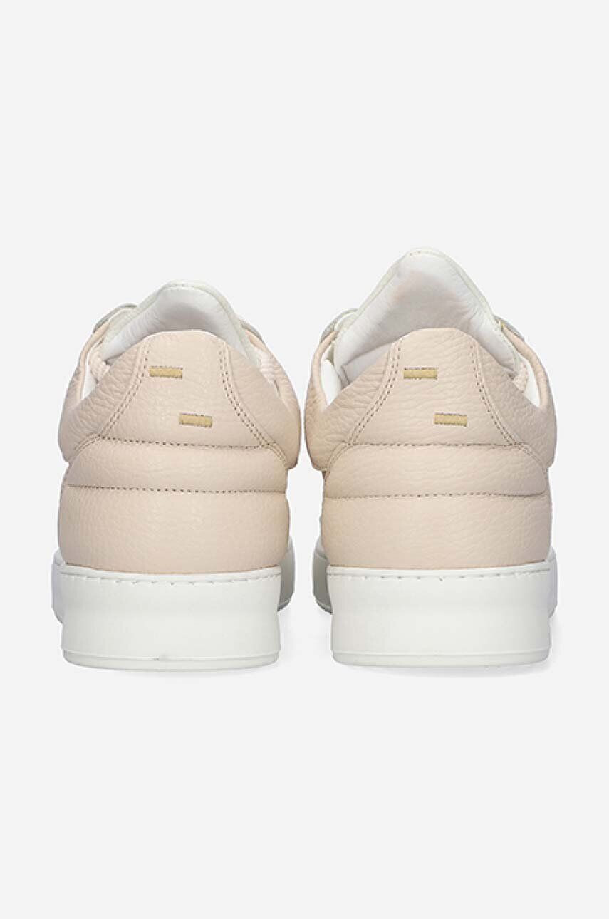 Filling Pieces Kožené tenisky Low Top Game béžová farba 10133151888 - Pepit.sk