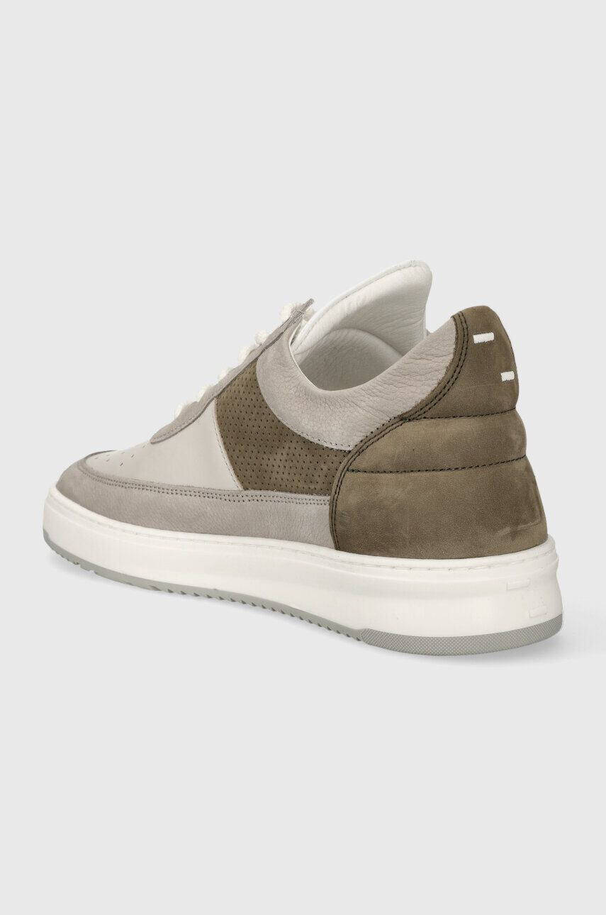 Filling Pieces Kožené tenisky Low Top Game šedá farba 10133151174 - Pepit.sk