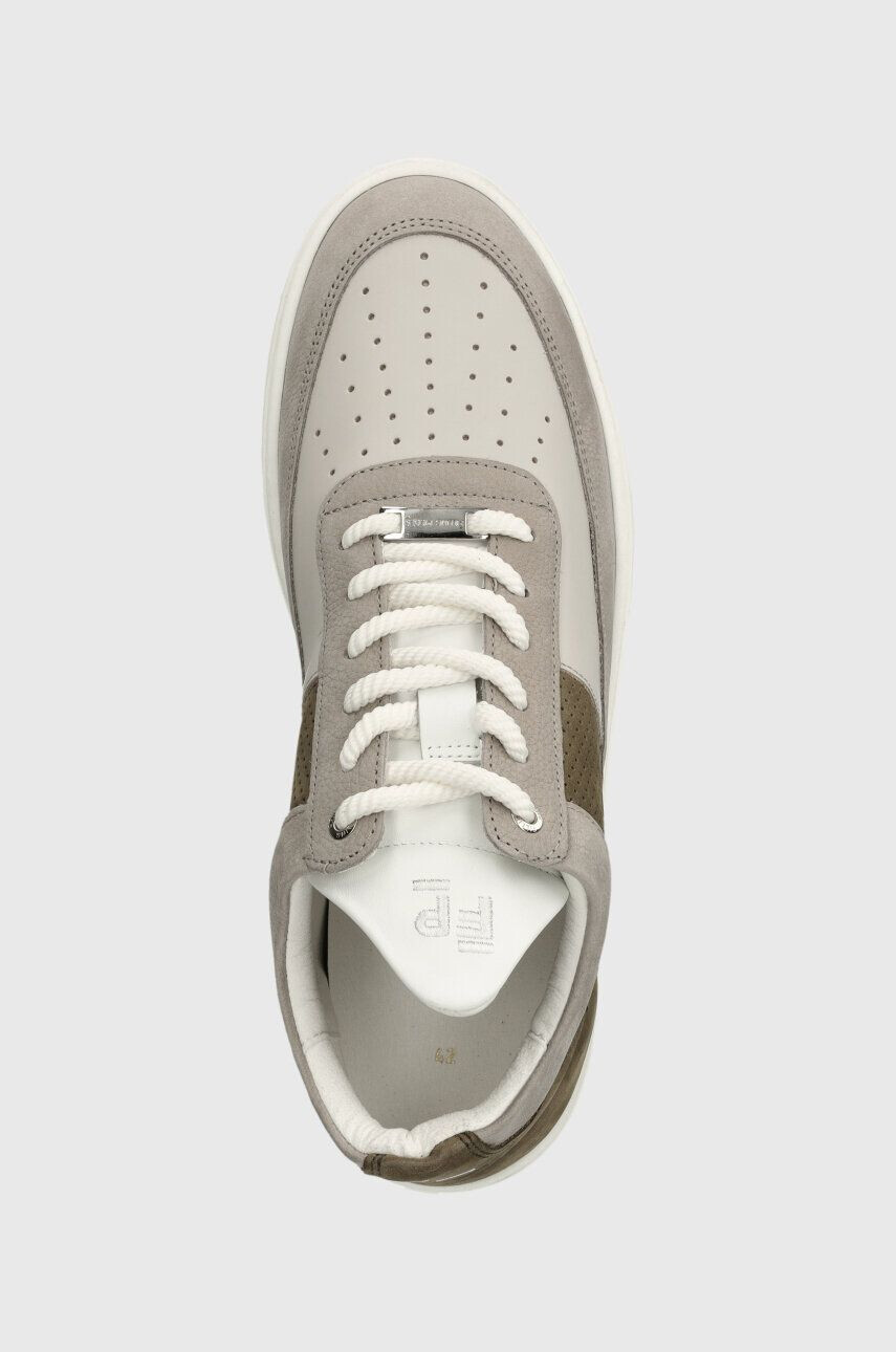 Filling Pieces Kožené tenisky Low Top Game šedá farba 10133151174 - Pepit.sk