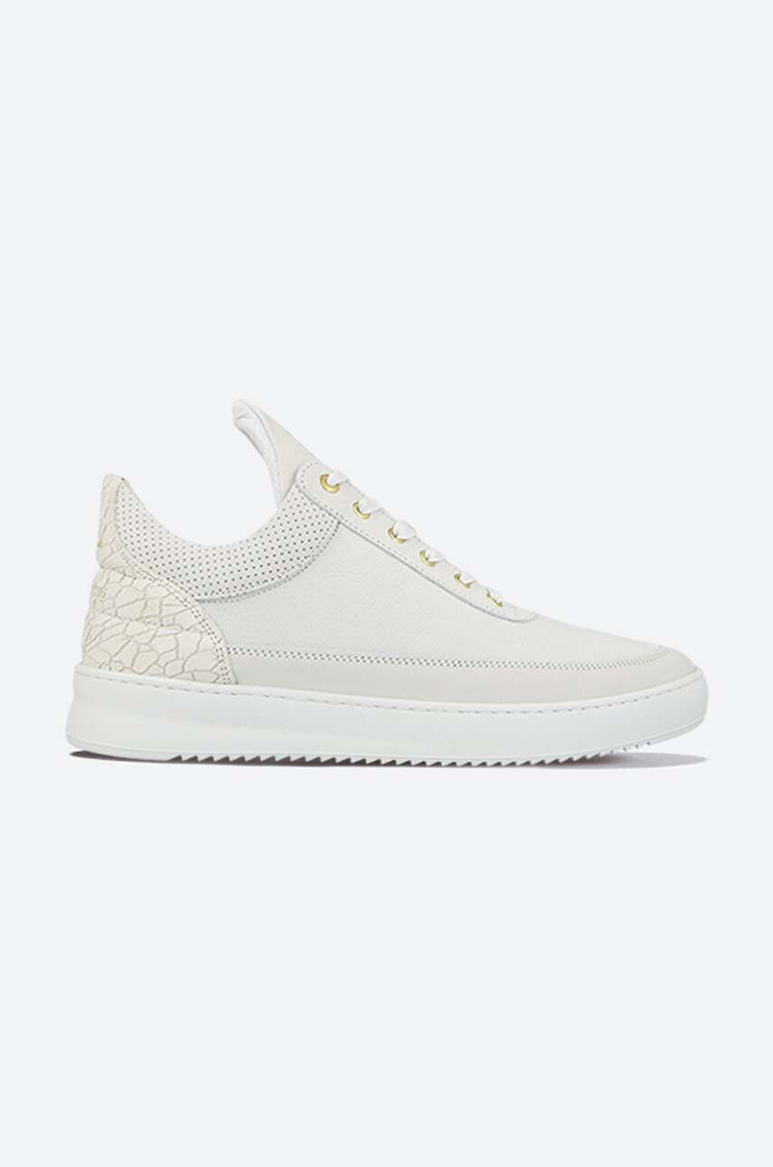 Filling Pieces Kožené tenisky Low Top Ripple Ceres šedá farba 25127261890 - Pepit.sk