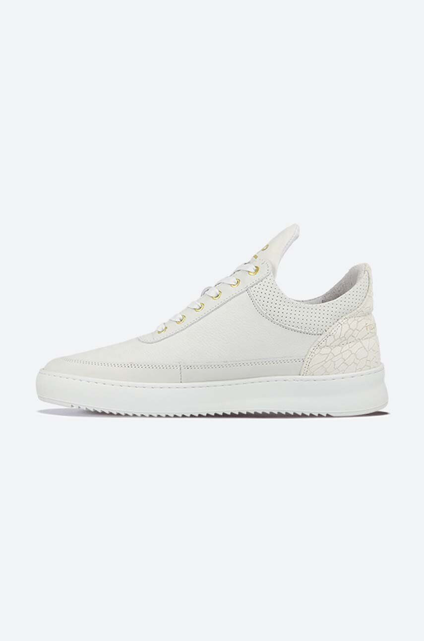 Filling Pieces Kožené tenisky Low Top Ripple Ceres šedá farba 25127261890 - Pepit.sk