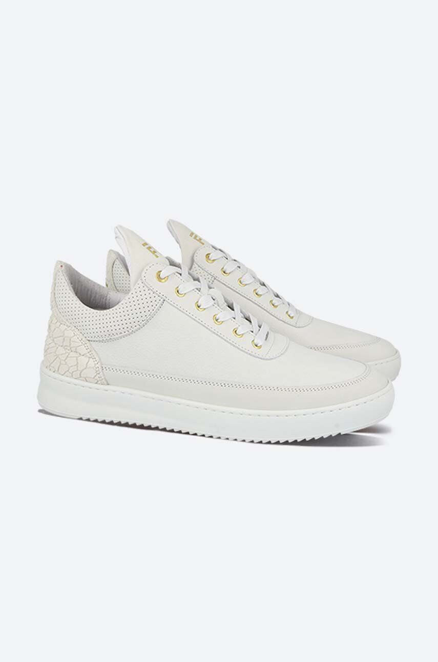 Filling Pieces Kožené tenisky Low Top Ripple Ceres šedá farba 25127261890 - Pepit.sk