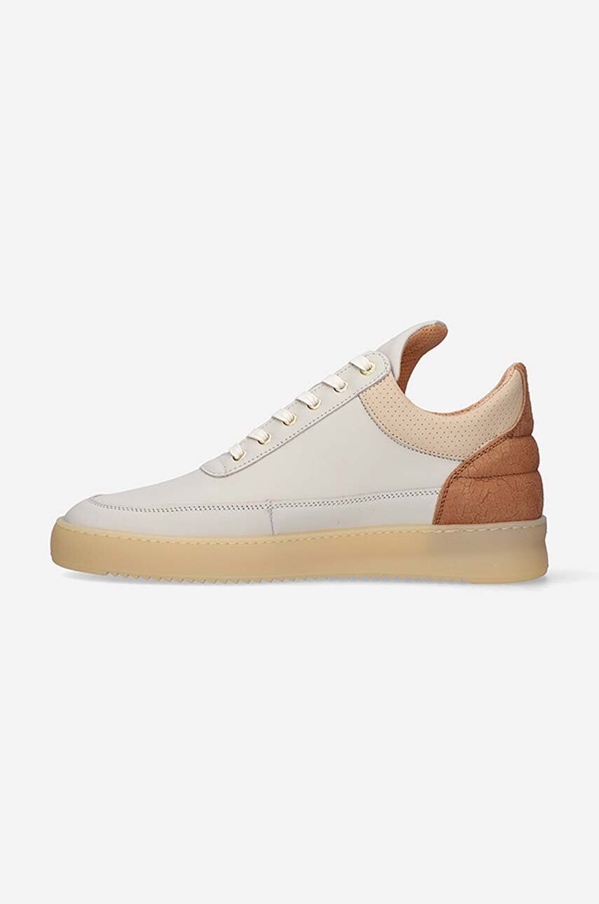 Filling Pieces Kožené tenisky Low Top Ripple Ceres béžová farba 30427261990 - Pepit.sk