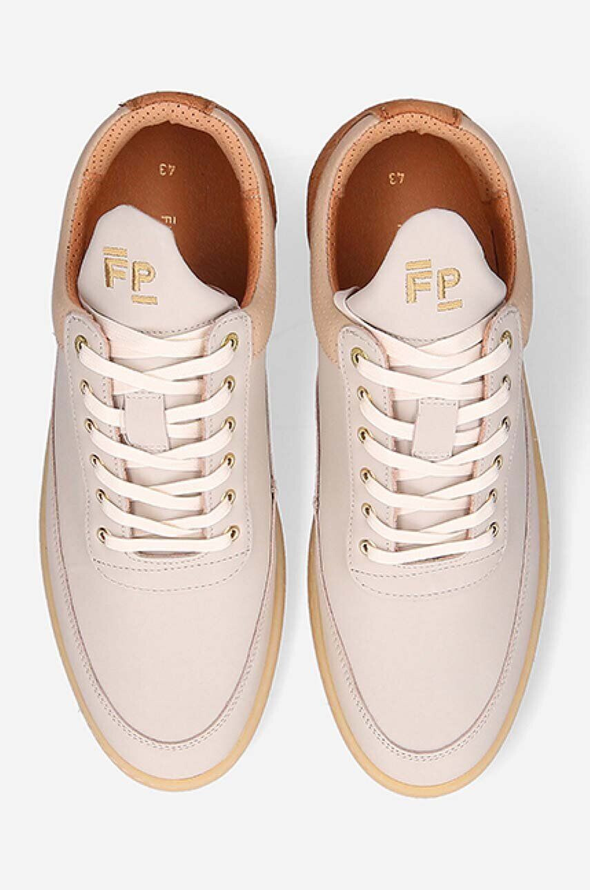 Filling Pieces Kožené tenisky Low Top Ripple Ceres béžová farba 30427261990 - Pepit.sk