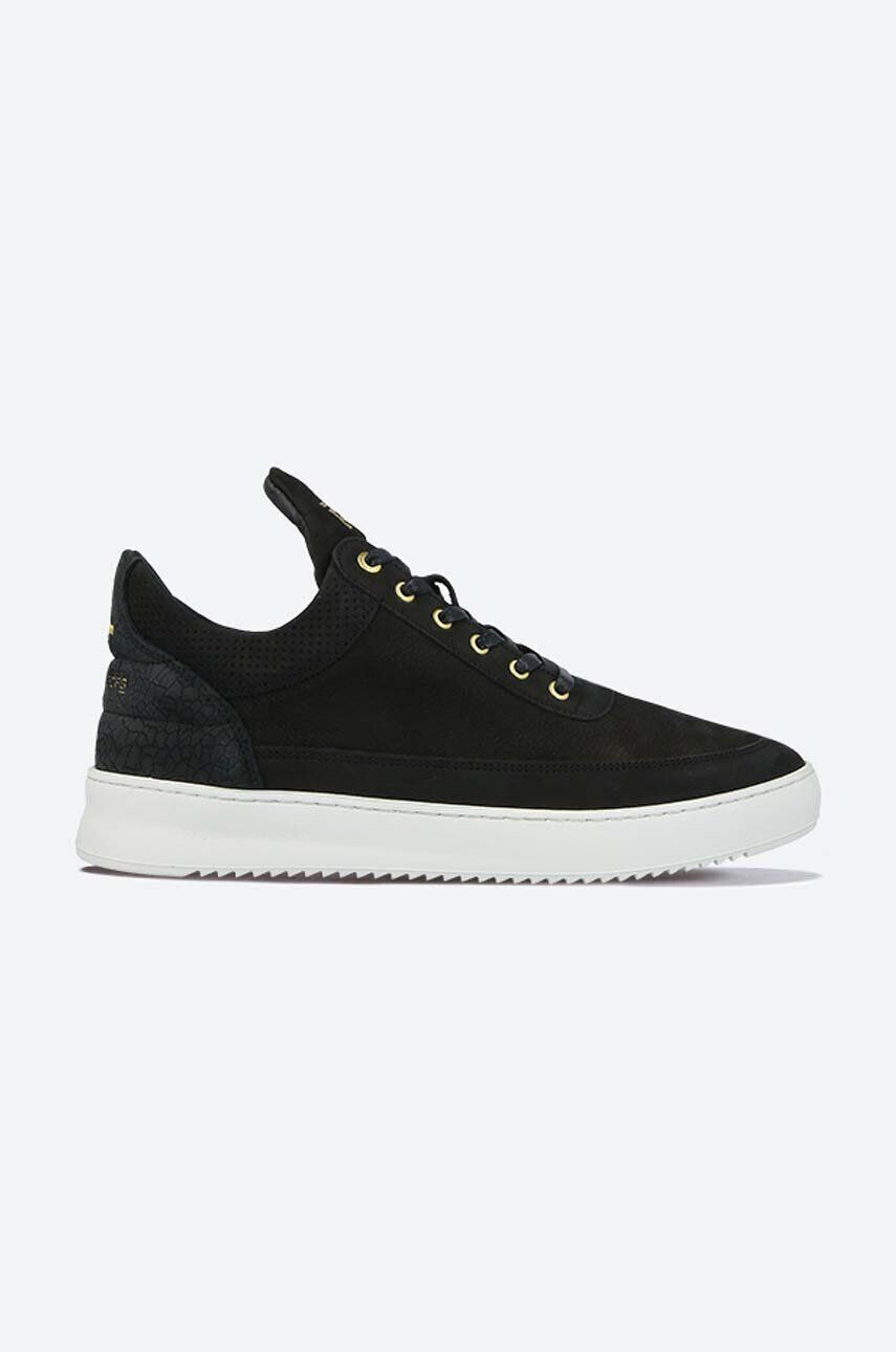 Filling Pieces Kožené tenisky Low Top Ripple Ceres čierna farba 25127261861 - Pepit.sk