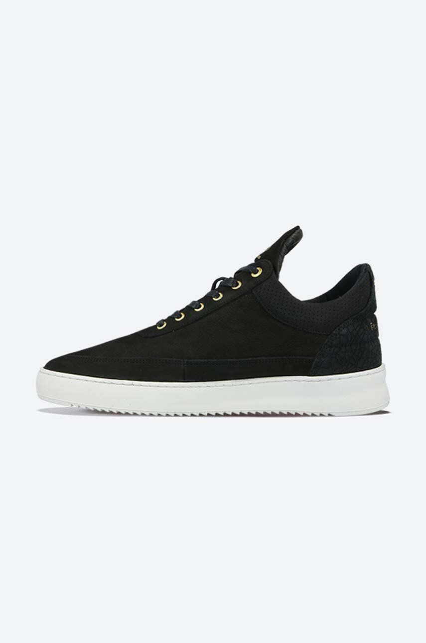 Filling Pieces Kožené tenisky Low Top Ripple Ceres čierna farba 25127261861 - Pepit.sk