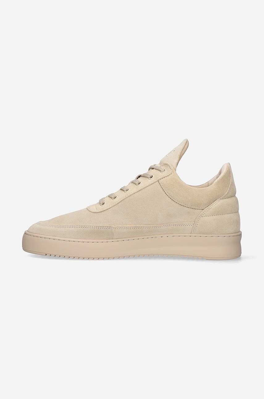 Filling Pieces Kožené tenisky Low Top Suede béžová farba 10122791990 - Pepit.sk