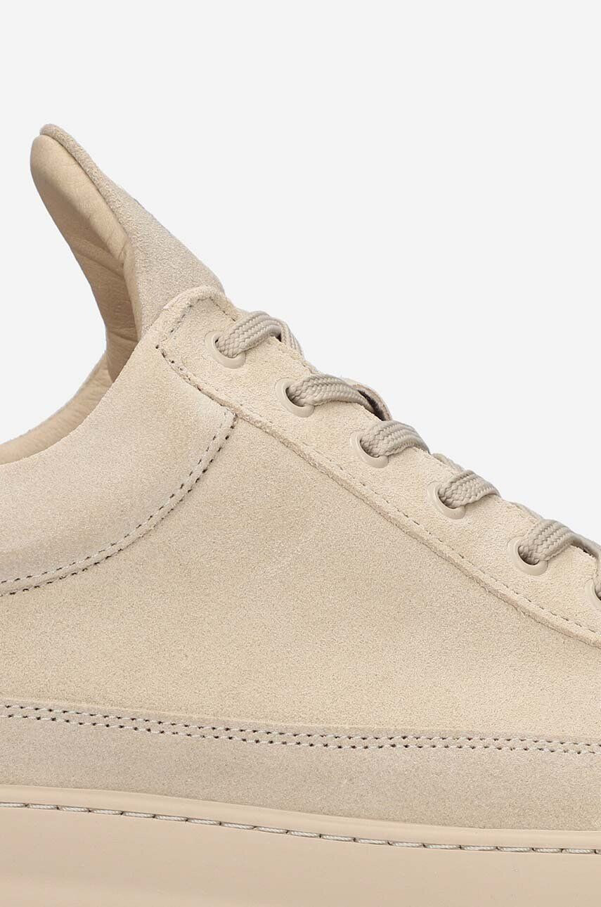 Filling Pieces Kožené tenisky Low Top Suede béžová farba 10122791990 - Pepit.sk