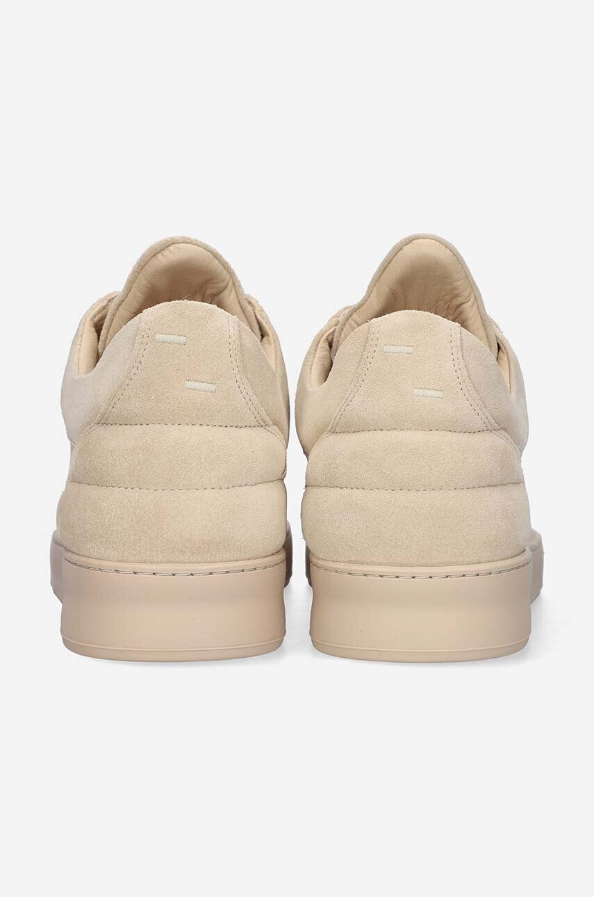 Filling Pieces Kožené tenisky Low Top Suede béžová farba 10122791990 - Pepit.sk