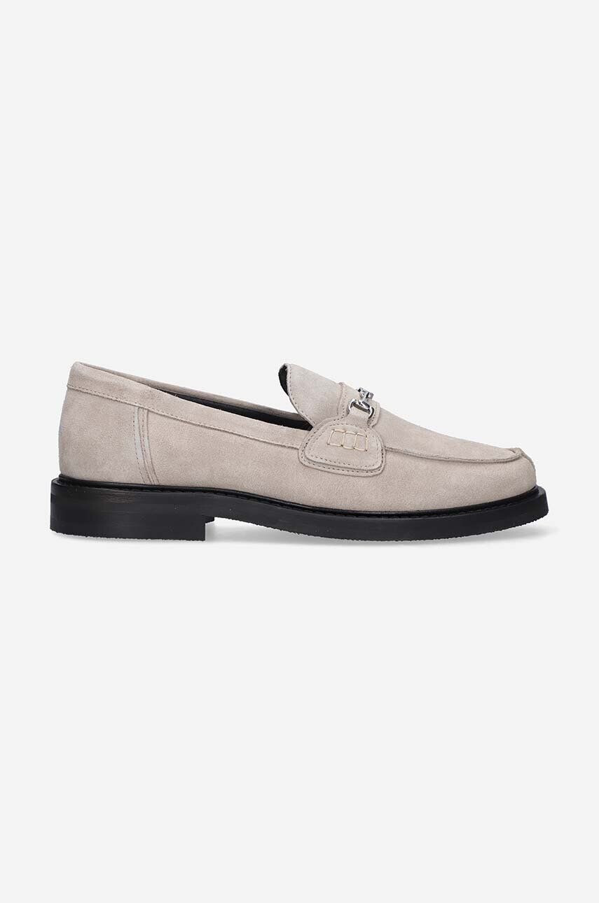 Filling Pieces Semišové mokasíny Loafer Suede šedá farba 44222791108 - Pepit.sk