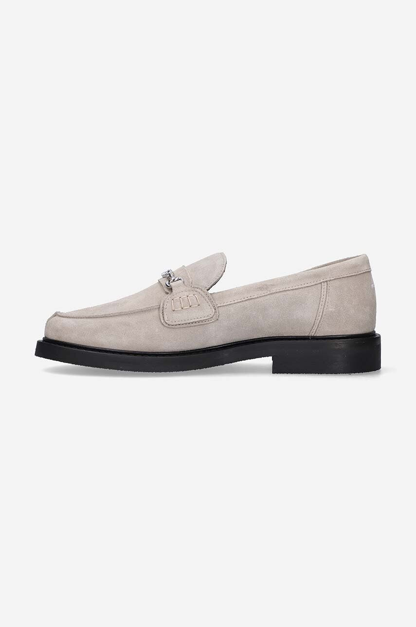 Filling Pieces Semišové mokasíny Loafer Suede šedá farba 44222791108 - Pepit.sk