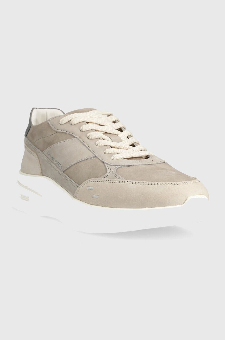 Filling Pieces Semišové tenisky Jet Runner šedá farba 17127361002 - Pepit.sk