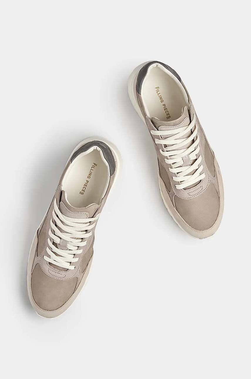 Filling Pieces Semišové tenisky Jet Runner šedá farba 17127361002 - Pepit.sk