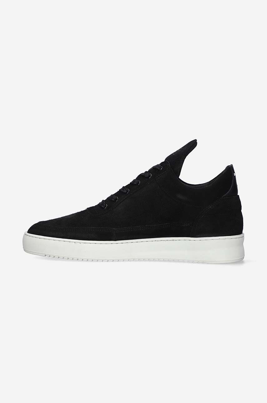 Filling Pieces Semišové tenisky Low Top Perforated čierna farba 10120101861 - Pepit.sk