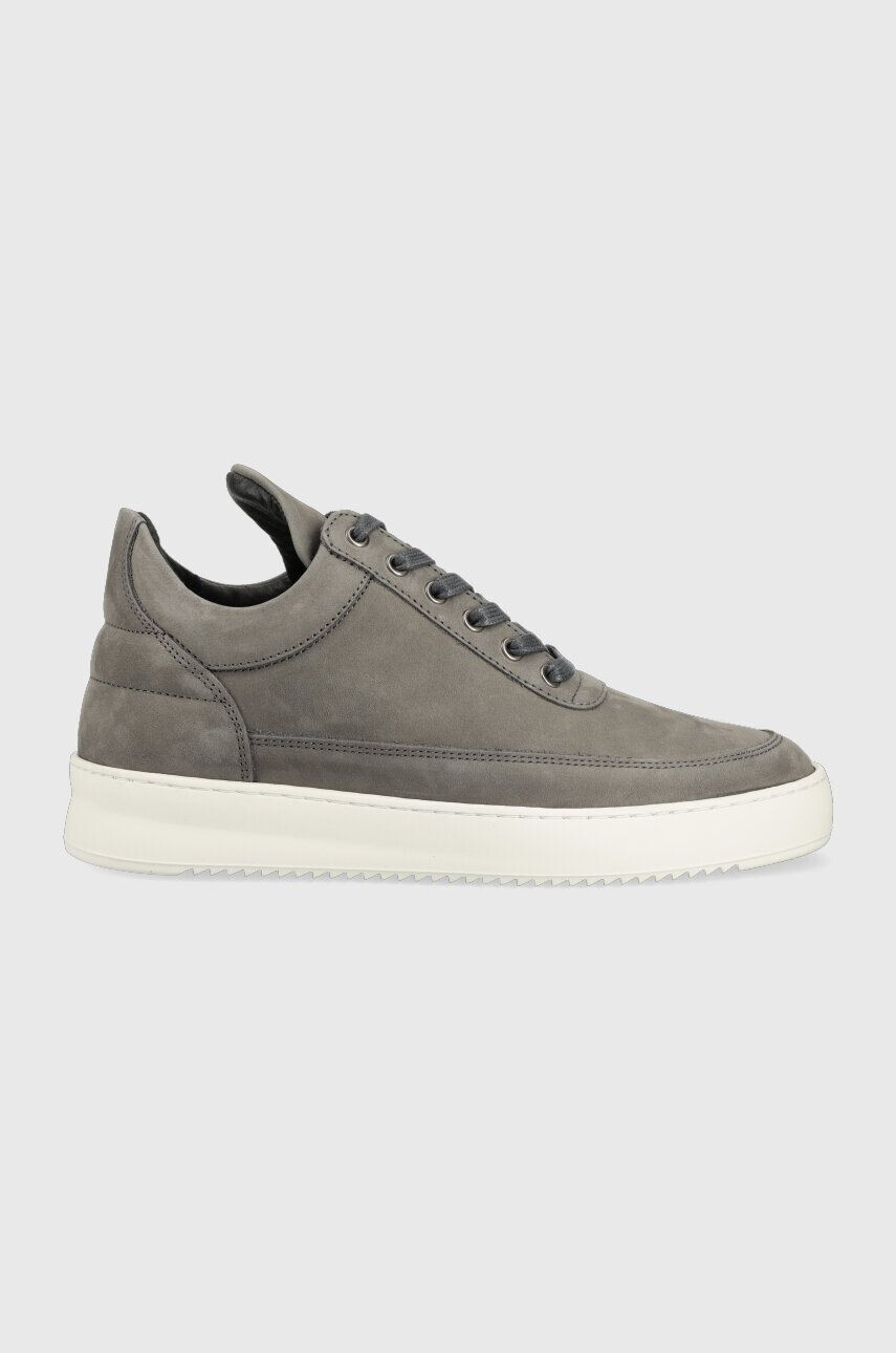 Filling Pieces Semišové tenisky Low Top Ripple Nubuck šedá farba 25122842002.D - Pepit.sk