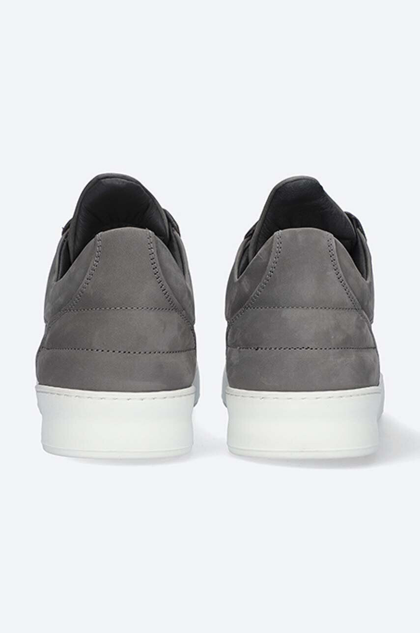 Filling Pieces Semišové tenisky Low Top Ripple Nubuck šedá farba 25122842002 - Pepit.sk