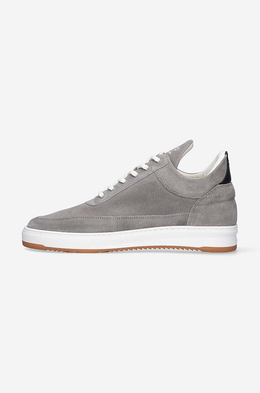 Filling Pieces Semišové tenisky Low Top Suede šedá farba 25122791002 - Pepit.sk