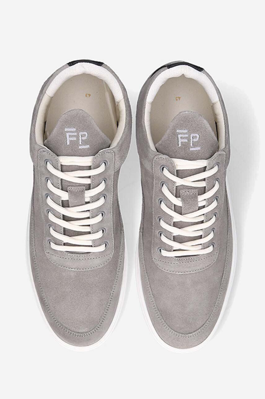 Filling Pieces Semišové tenisky Low Top Suede šedá farba 25122791002 - Pepit.sk