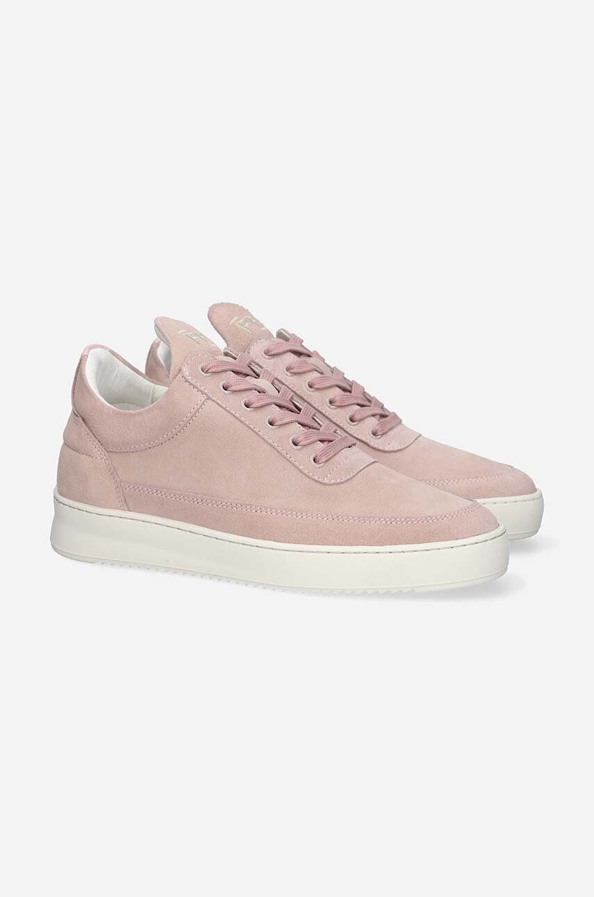 Filling Pieces Semišové tenisky Low Top Suede ružová farba 10122792081 10122792081 - Pepit.sk