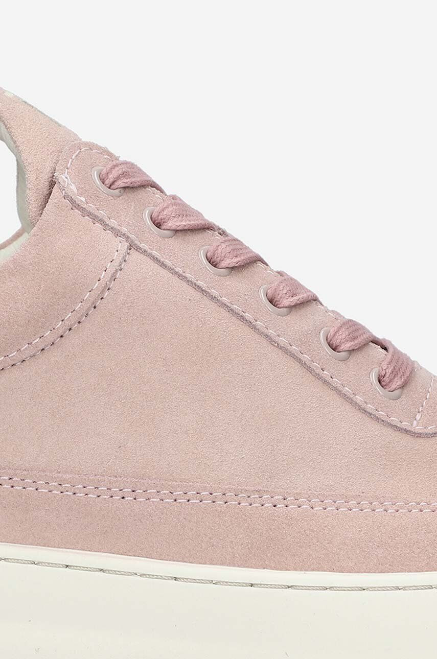 Filling Pieces Semišové tenisky Low Top Suede ružová farba 10122792081 10122792081 - Pepit.sk