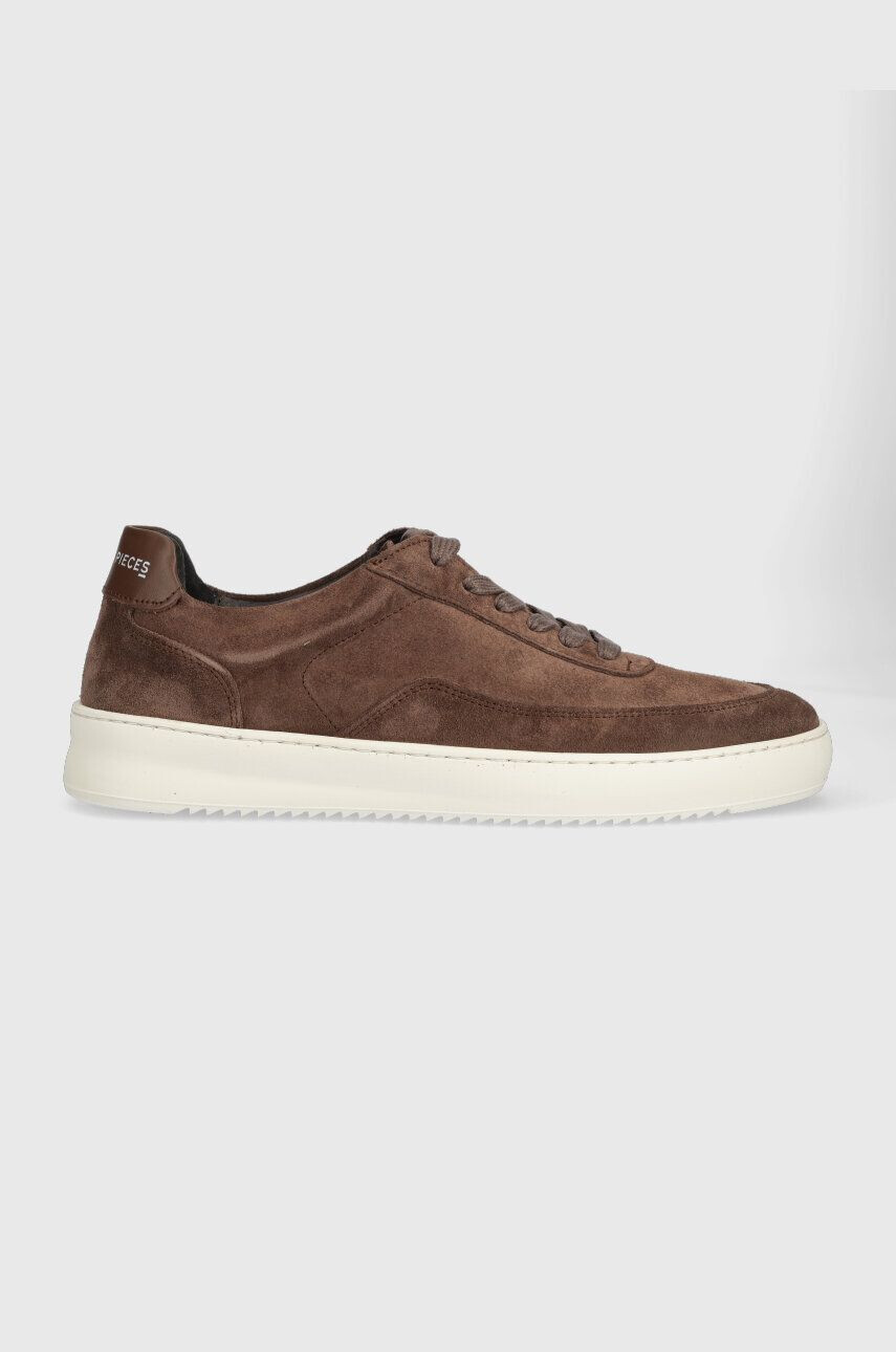 Filling Pieces Semišové tenisky Mondo Suede hnedá farba 46733733046 - Pepit.sk